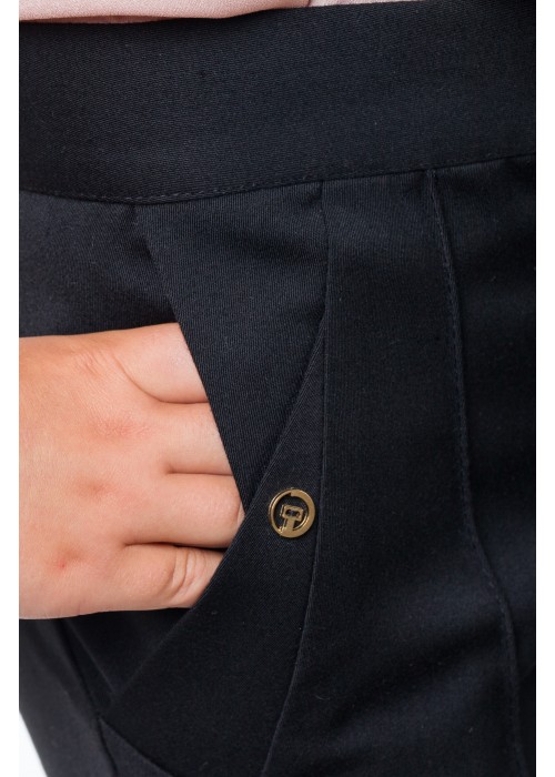 Pants school with pockets black