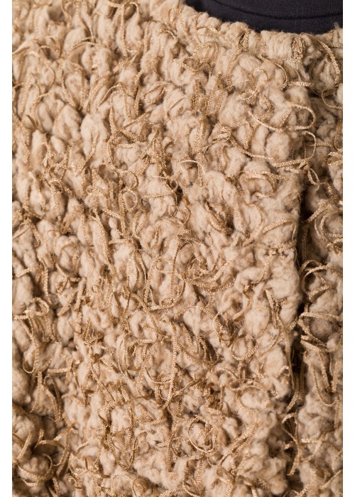 Fur coat Cappuccino