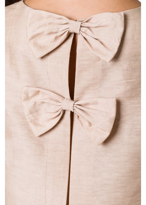 Blouse with bows