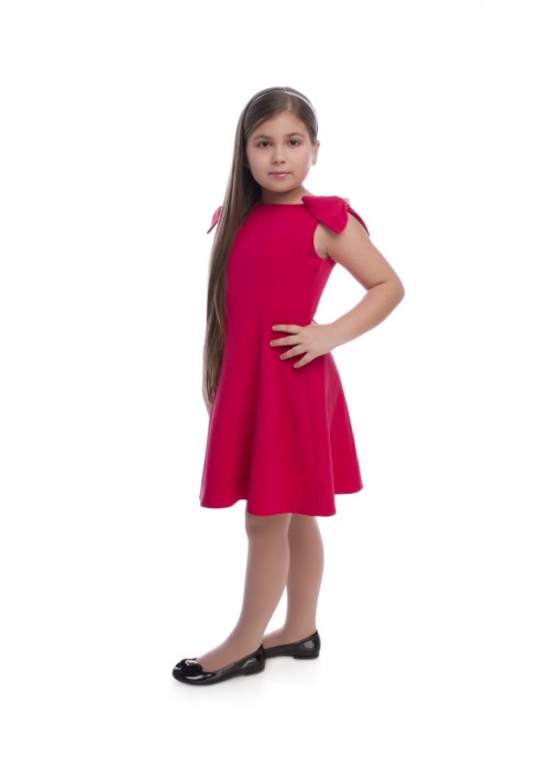 Dress raspberry-lined 
