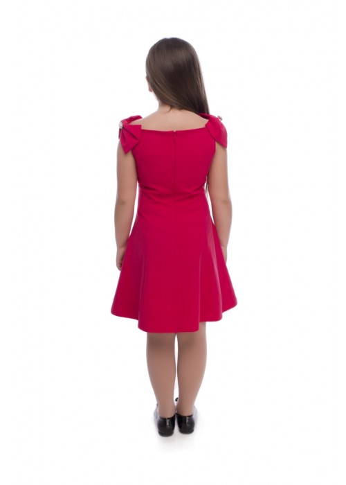 Dress raspberry-lined 