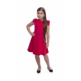 Dress raspberry-lined 