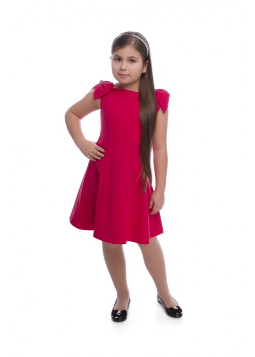 Dress raspberry-lined 