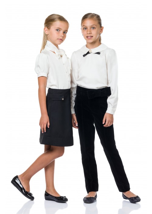 Velvet trousers black