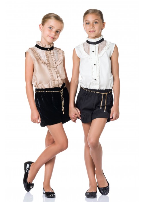 Jumpsuit white-black