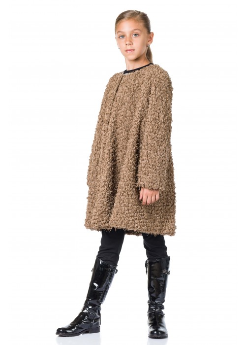 Fur coat Cappuccino