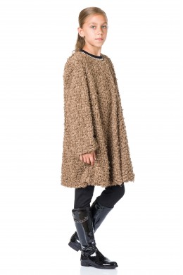 Fur coat Cappuccino