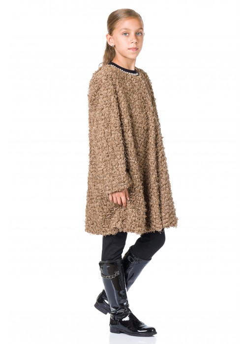 Fur coat Cappuccino