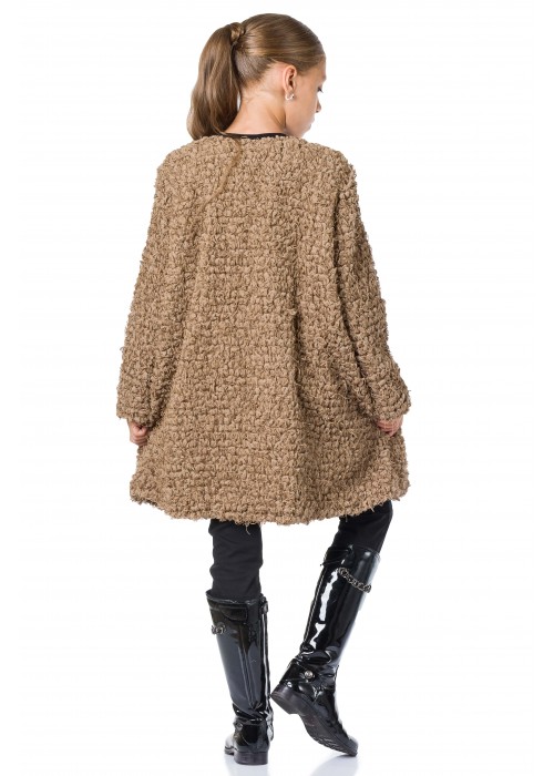 Fur coat Cappuccino
