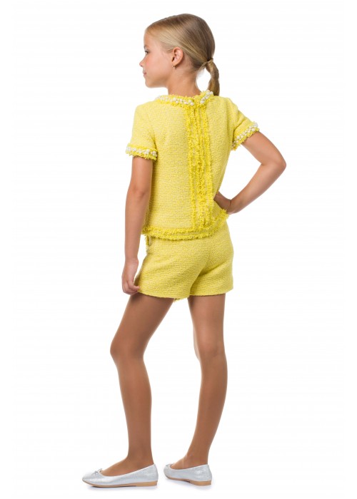 Shorts skirt yellow 