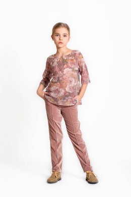 Trousers "Versailles" powder