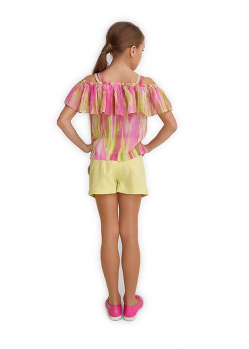 T-shirt ruffle color 