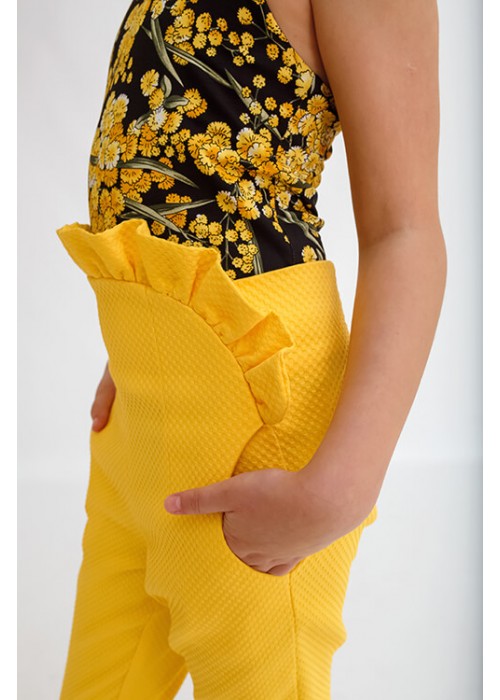 Trousers "Ylang" yellow