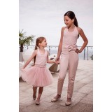 Top backless tank pink 