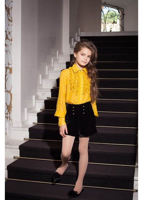 Blouse "Focus" mustard