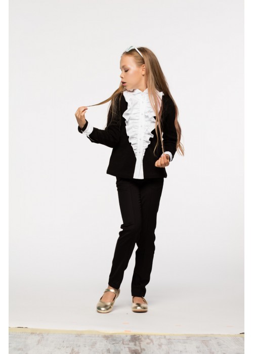 Pants school with pockets black