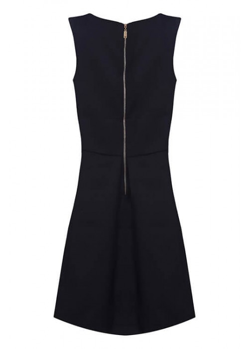 Sundress "Daria" school with a fold black