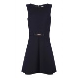 Sundress "Daria" school with a fold black