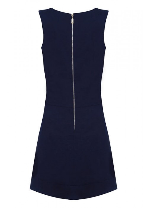 Sundress school with flaps blue
