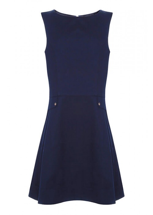 Sundress school with flaps blue