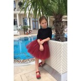 Skirt tutu burgundy