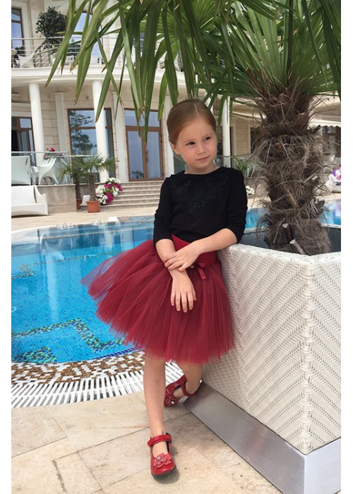Skirt tutu burgundy