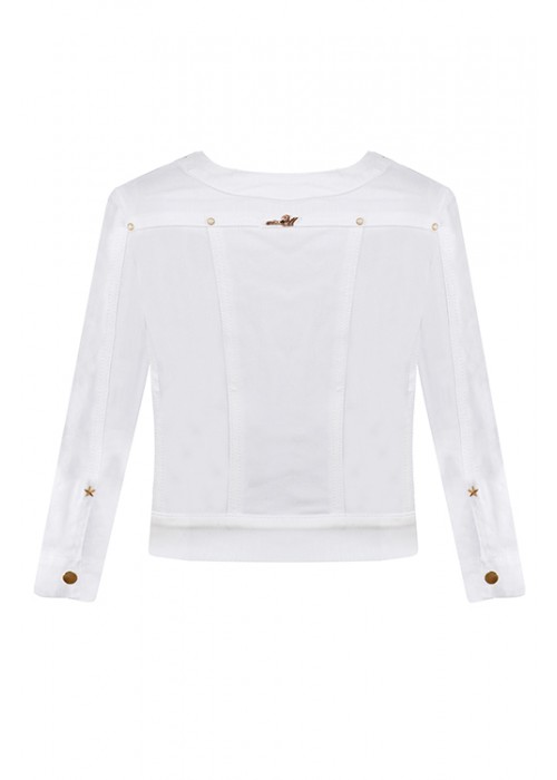White denim jacket
