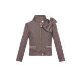 Jacket with bow cappuccino