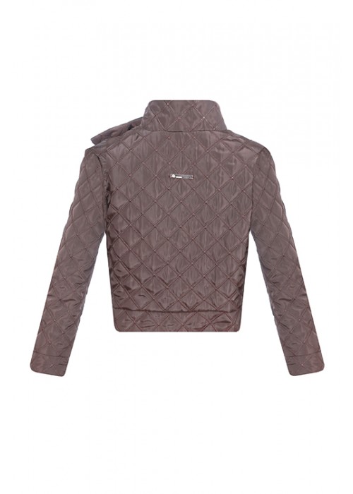 Jacket with bow cappuccino