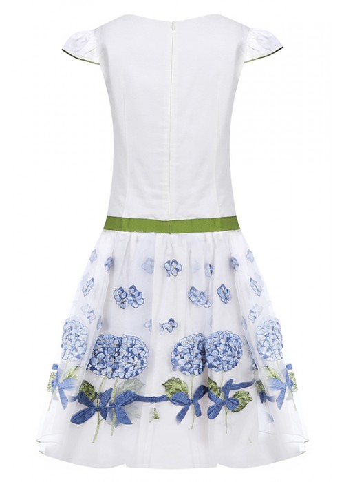 Blue Hydrangea Dress