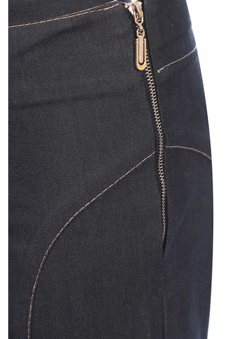 Trousers jeans with a line dark