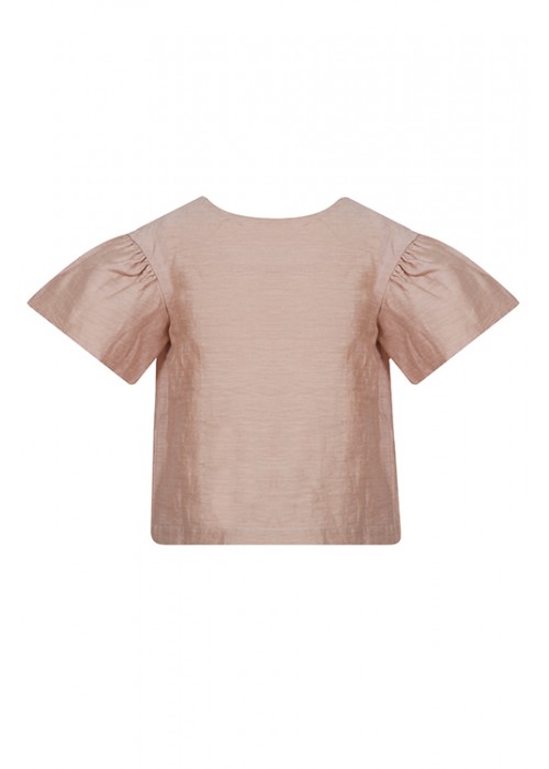 Blouse with bows