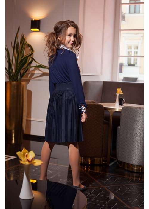 Skirt Pleated blue