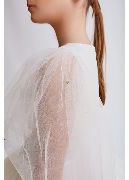 Dress Elsa long silver