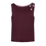 T-shirt burgundy