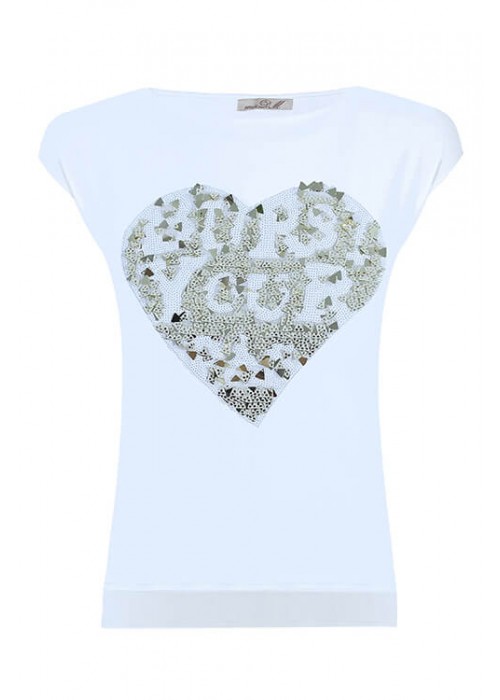 T-shirt "Heart"  white