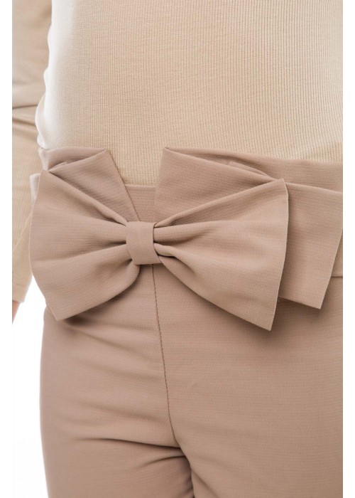 Body trousers with a bow
