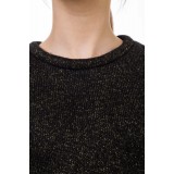 Golf sleeve 1/2 black with gold