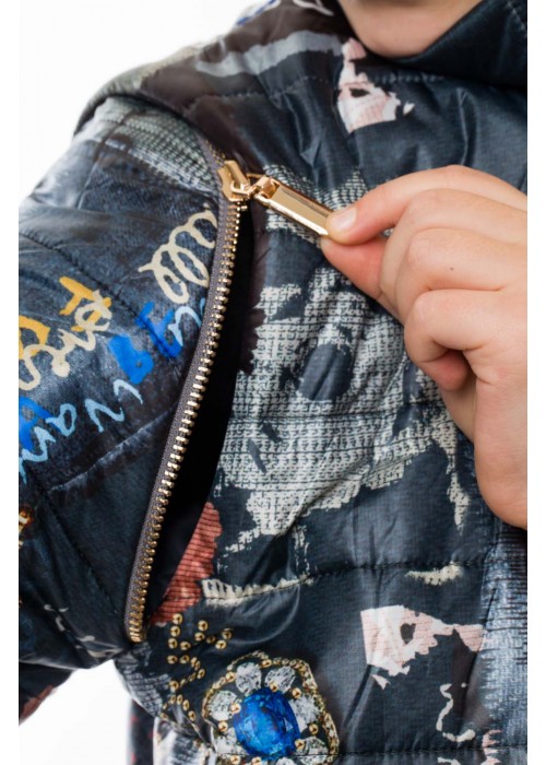 Jacket vest gray