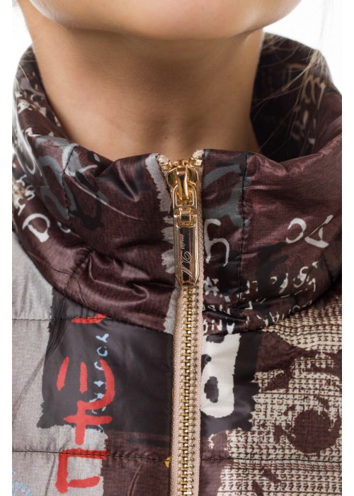 Jacket vest brown