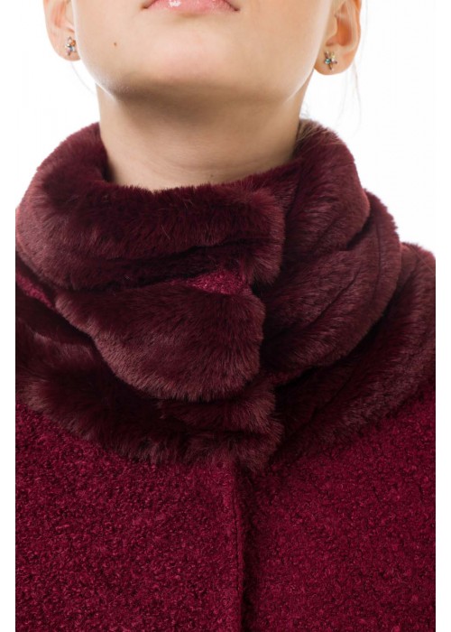 Coat "Harmony" burgundy