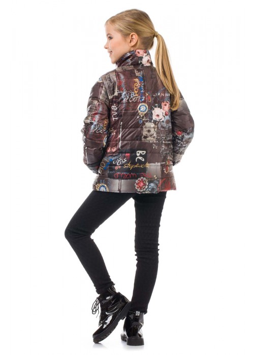 Jacket vest brown