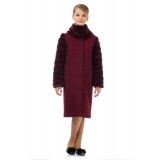 Coat "Harmony" burgundy