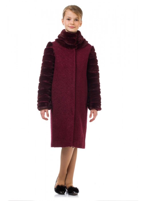 Coat "Harmony" burgundy