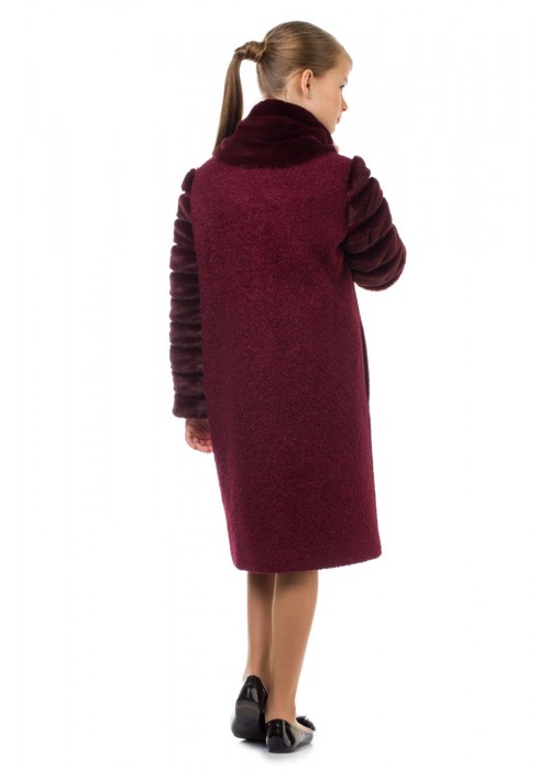 Coat "Harmony" burgundy