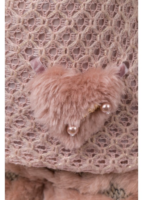 Golf "Openwork" with a heart fur