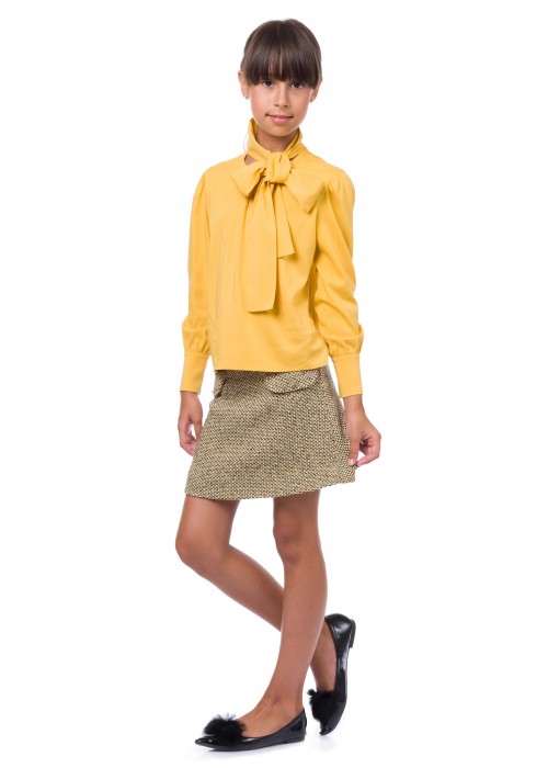 Yellow blouse