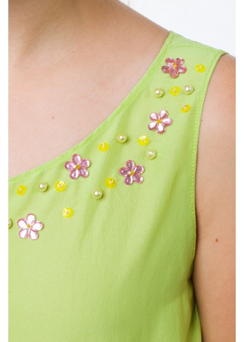 T-shirt "Airin" green