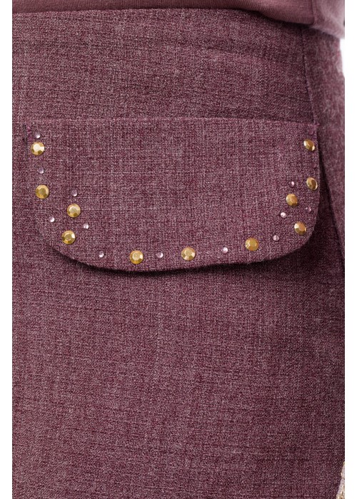 Skirt plum