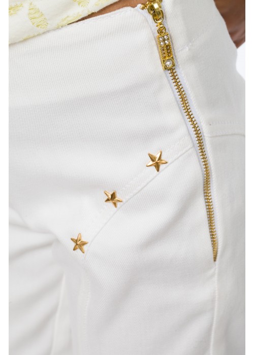 Trousers jeans white